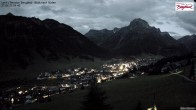 Archiv Foto Webcam Oberlech: Ausblick Pension Bergland 03:00