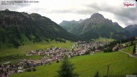 Archiv Foto Webcam Oberlech: Ausblick Pension Bergland 06:00