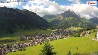 Archiv Foto Webcam Oberlech: Ausblick Pension Bergland 07:00