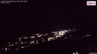 Archiv Foto Webcam Oberlech: Ausblick Pension Bergland 23:00