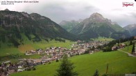 Archiv Foto Webcam Oberlech: Ausblick Pension Bergland 06:00