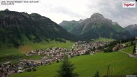 Archiv Foto Webcam Oberlech: Ausblick Pension Bergland 07:00