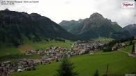 Archiv Foto Webcam Oberlech: Ausblick Pension Bergland 09:00