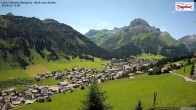 Archiv Foto Webcam Oberlech: Ausblick Pension Bergland 11:00