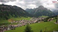 Archiv Foto Webcam Oberlech: Ausblick Pension Bergland 17:00