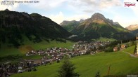 Archiv Foto Webcam Oberlech: Ausblick Pension Bergland 06:00