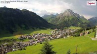 Archiv Foto Webcam Oberlech: Ausblick Pension Bergland 07:00