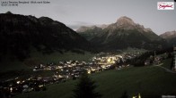 Archiv Foto Webcam Oberlech: Ausblick Pension Bergland 03:00