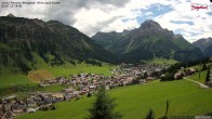 Archiv Foto Webcam Oberlech: Ausblick Pension Bergland 13:00