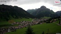 Archiv Foto Webcam Oberlech: Ausblick Pension Bergland 13:00