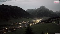 Archiv Foto Webcam Oberlech: Ausblick Pension Bergland 03:00