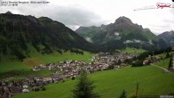 Archiv Foto Webcam Oberlech: Ausblick Pension Bergland 07:00