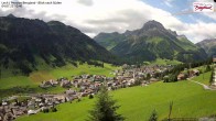 Archiv Foto Webcam Oberlech: Ausblick Pension Bergland 09:00