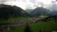 Archiv Foto Webcam Oberlech: Ausblick Pension Bergland 13:00