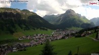 Archiv Foto Webcam Oberlech: Ausblick Pension Bergland 15:00