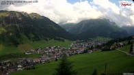 Archiv Foto Webcam Oberlech: Ausblick Pension Bergland 17:00