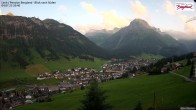 Archiv Foto Webcam Oberlech: Ausblick Pension Bergland 19:00