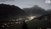 Archiv Foto Webcam Oberlech: Ausblick Pension Bergland 03:00