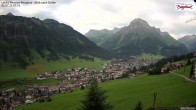 Archiv Foto Webcam Oberlech: Ausblick Pension Bergland 06:00