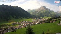 Archiv Foto Webcam Oberlech: Ausblick Pension Bergland 07:00