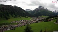 Archiv Foto Webcam Oberlech: Ausblick Pension Bergland 15:00