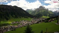 Archiv Foto Webcam Oberlech: Ausblick Pension Bergland 11:00