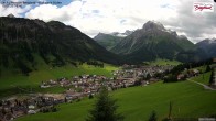 Archiv Foto Webcam Oberlech: Ausblick Pension Bergland 15:00