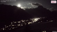 Archiv Foto Webcam Oberlech: Ausblick Pension Bergland 23:00