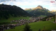 Archiv Foto Webcam Oberlech: Ausblick Pension Bergland 05:00