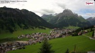 Archiv Foto Webcam Oberlech: Ausblick Pension Bergland 07:00