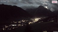Archiv Foto Webcam Oberlech: Ausblick Pension Bergland 03:00