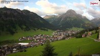 Archiv Foto Webcam Oberlech: Ausblick Pension Bergland 05:00