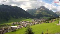 Archiv Foto Webcam Oberlech: Ausblick Pension Bergland 07:00