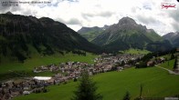 Archiv Foto Webcam Oberlech: Ausblick Pension Bergland 11:00