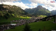 Archiv Foto Webcam Oberlech: Ausblick Pension Bergland 17:00