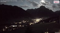 Archiv Foto Webcam Oberlech: Ausblick Pension Bergland 03:00