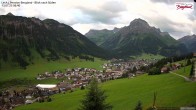 Archiv Foto Webcam Oberlech: Ausblick Pension Bergland 05:00