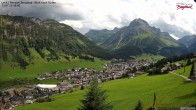 Archiv Foto Webcam Oberlech: Ausblick Pension Bergland 15:00
