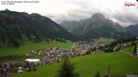 Archiv Foto Webcam Oberlech: Ausblick Pension Bergland 05:00