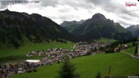 Archiv Foto Webcam Oberlech: Ausblick Pension Bergland 15:00