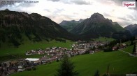 Archived image Webcam Lech am Arlberg - Guesthouse Bergland 19:00