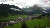 Archiv Foto Webcam Oberlech: Ausblick Pension Bergland 07:00