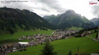 Archived image Webcam Lech am Arlberg - Guesthouse Bergland 13:00