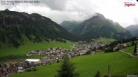 Archiv Foto Webcam Oberlech: Ausblick Pension Bergland 11:00