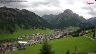 Archiv Foto Webcam Oberlech: Ausblick Pension Bergland 13:00