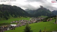 Archiv Foto Webcam Oberlech: Ausblick Pension Bergland 17:00