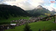 Archiv Foto Webcam Oberlech: Ausblick Pension Bergland 06:00