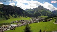Archiv Foto Webcam Oberlech: Ausblick Pension Bergland 11:00