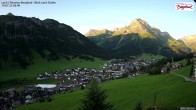 Archiv Foto Webcam Oberlech: Ausblick Pension Bergland 05:00