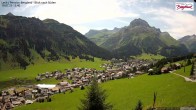 Archiv Foto Webcam Oberlech: Ausblick Pension Bergland 11:00